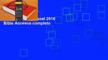 Accesso ai libri Excel 2016 Bible Accesso completo