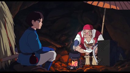 Princess Mononoke Scene - Ashitaka talks to Jigo