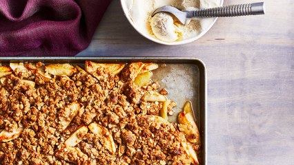 RS Home 2020: How to Make a Sheet Pan Apple Crisp