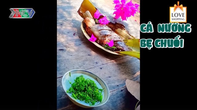 Lóng ngóng, vụng về nhưng ba Quang Trung vẫn trổ tài làm CÁ NƯỚNG BẸ CHUỐI cho các con và cái kết
