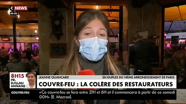Coronavirus - Ecoutez la colère de ce restaurateur après l'annonce d'un couvre-feu : Moi je vais ouvrir, même si je dois aller en prison !