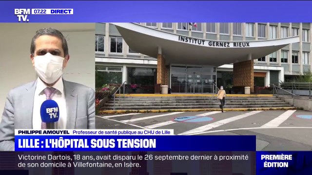 Coronavirus: selon le Pr Philippe Amouyel (CHU de Lille), on fait face à une marée montante, en particulier au niveau des hospitalisations
