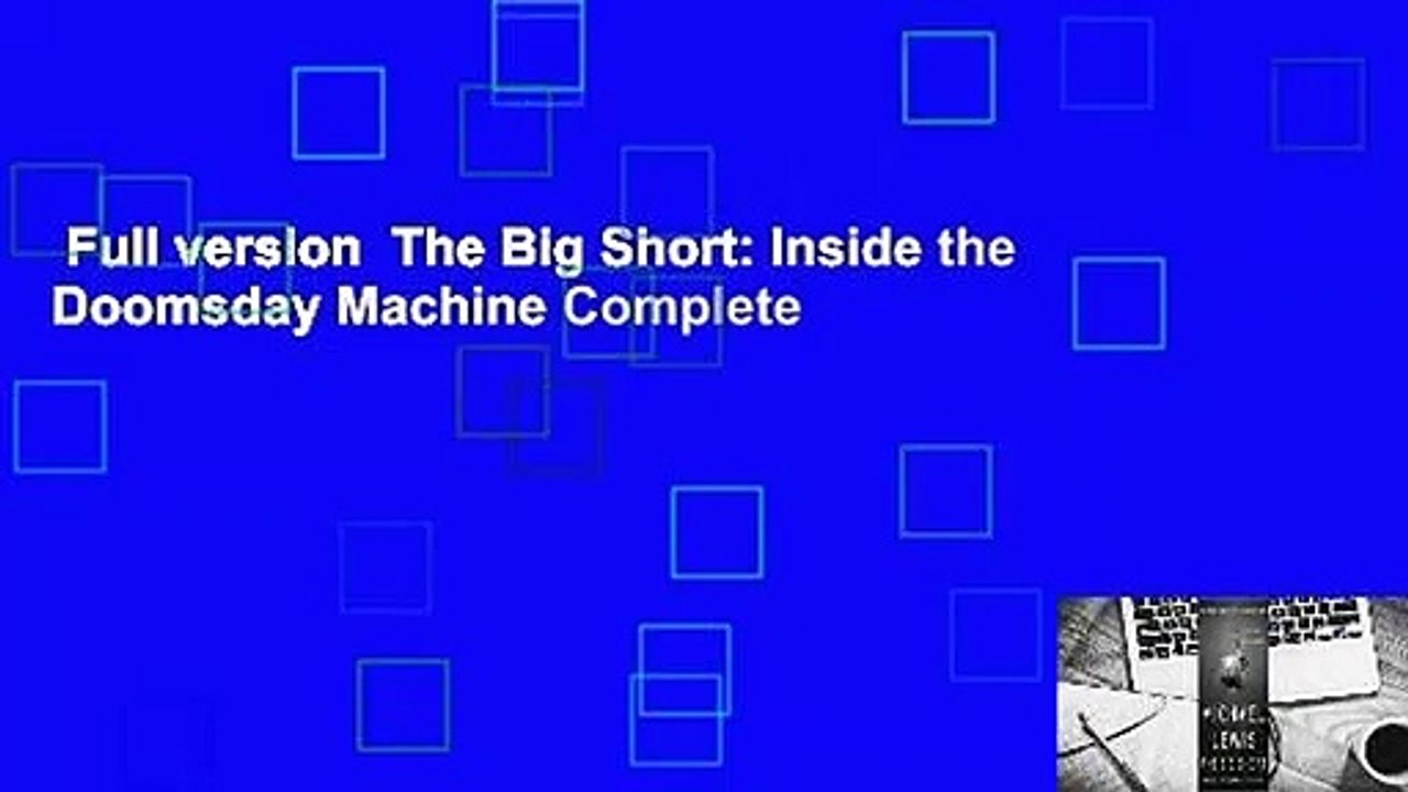 Full version  The Big Short: Inside the Doomsday Machine Complete