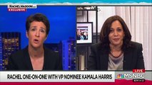 MSNBC’s Maddow Dings NBC, Asks Kamala Harris If She’s As Mad as Everybody Else Is About the Trump Town Hall