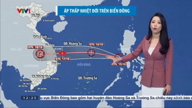 Tin Khẩn Cấp Bão Số 8 - Dự báo thời tiết chiều tối nay 15/10 Bản tin dự báo thời tiết hôm nay