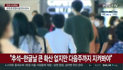 "추석-한글날 큰 확산 없지만 다음 주까지 지켜봐야"