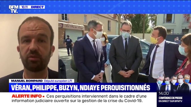 Covid-19: Manuel Bompard (LFI) se dit surpris des perquisitions chez Édouard Philippe, Olivier Véran ou Agnès Buzyn