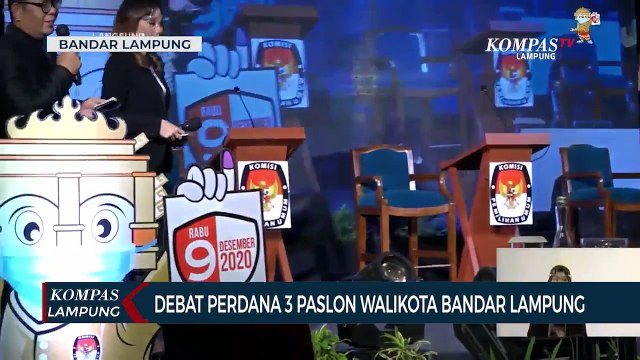 KPU Gelar Debat Publik Pertama Pilwalkot Bandar Lampung