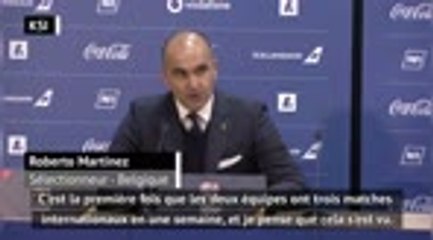 Belgique - Martinez : "Nous méritions la victoire"
