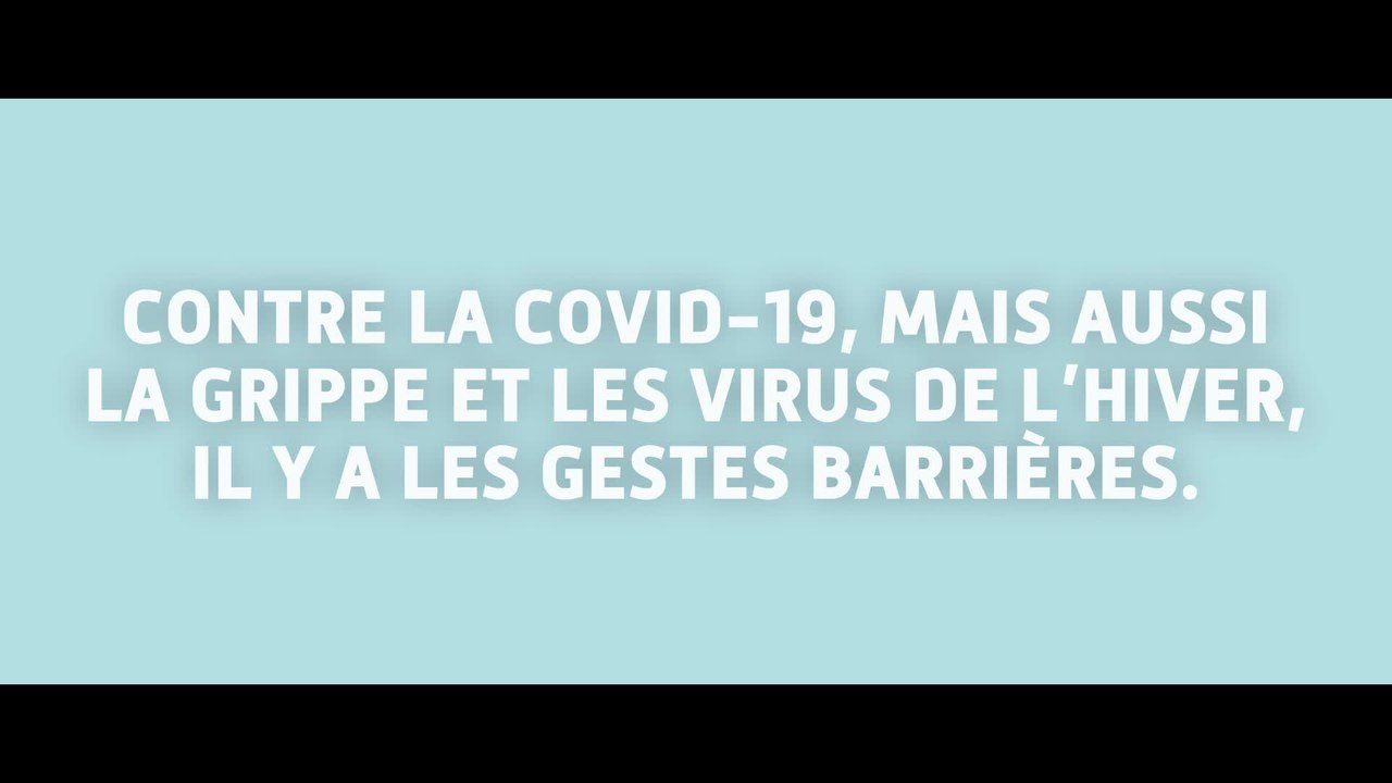 Contre la Covid-19 mais aussi contre la grippe, continuons d'appliquer les gestes barrières !