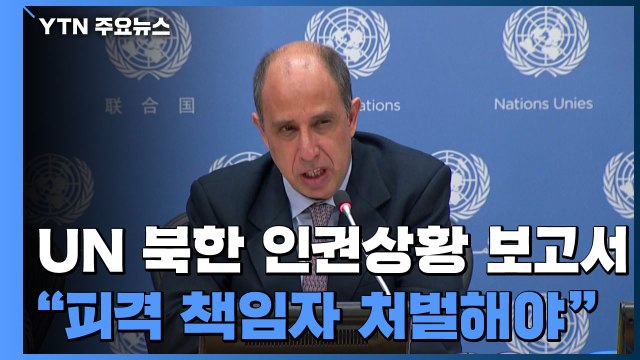 UN 인권보고관 北, 공무원 피격 책임자 처벌...유가족에 배상해야 / YTN