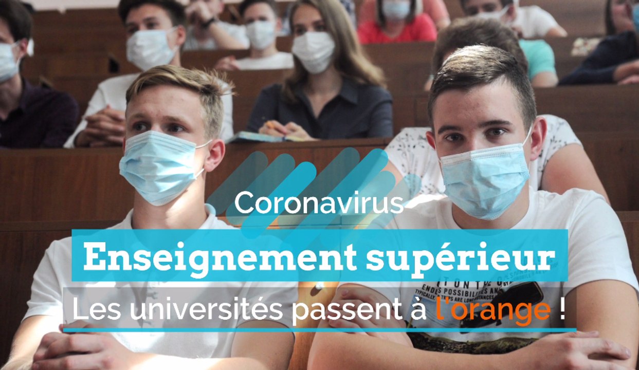 Coronavirus : les universités passent en code orange !