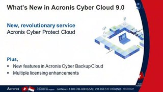 Acronis Cyber Cloud 9.0 : What’s New features | Suprams Info Solutions