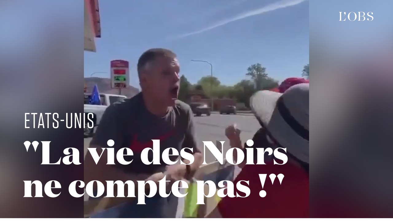Ce supporter de Trump tousse sur des manifestants "Black lives matter"
