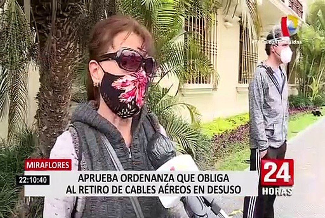 Miraflores: aprueban ordenanza que obliga al retiro de cables aéreos en desuso