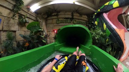 Alpamare Cresta Canyon (Night Waterslide) POV Onride
