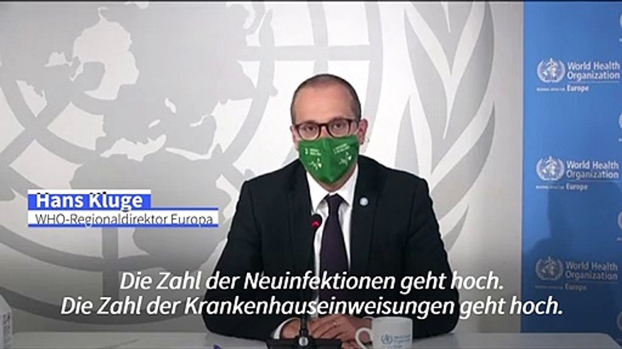 WHO besorgt über Corona-Lage in Europa