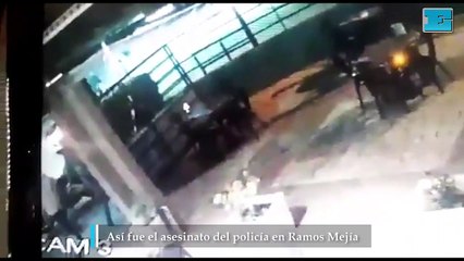 Así fue el asesinato del policía en Ramos Mejía