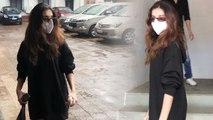 Tara Sutaria Snapped While Dubbing In Andheri | FilmiBeat