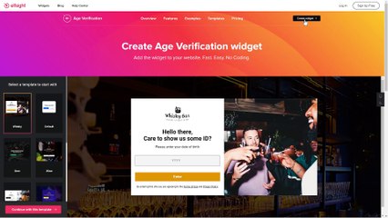 How to Add Age Verification widget to Elementor (2020)