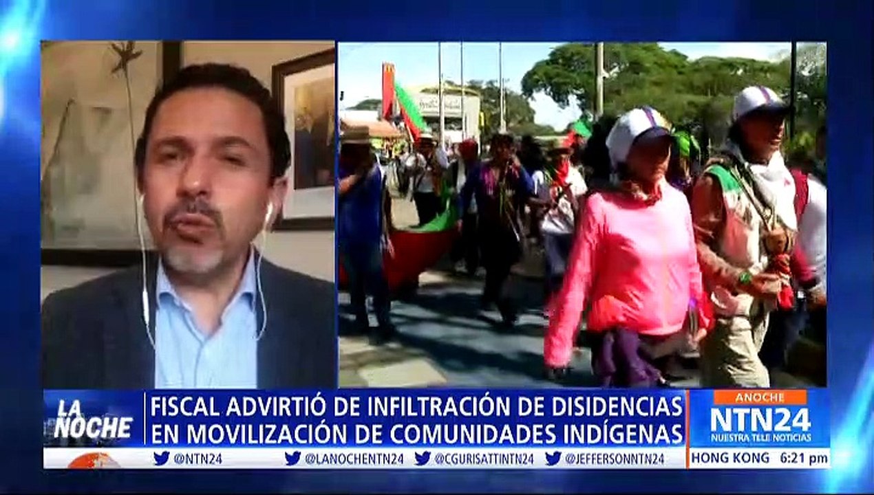 Sin acuerdo con el gobierno colombiano, minga indígena avanza hacia Bogotá desde Cali