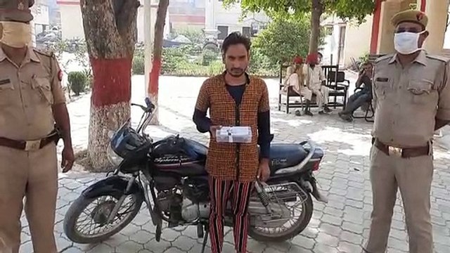 शामली पुलिस की बदमाश से मुठभेड़ मुठभेड़, मेड इन चाइना का पिस्टल, कारतूस व बाइक बरामद