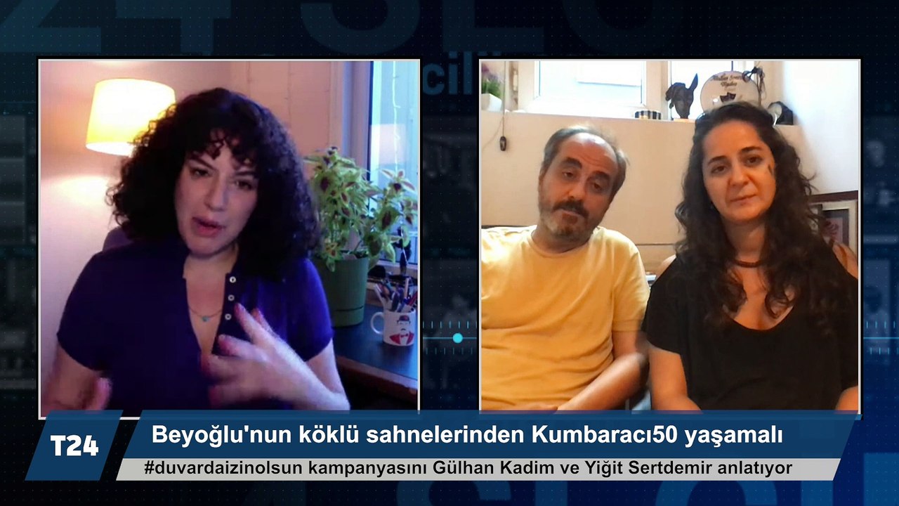 Beyoğlu'nun en eski sahnelerinden Kumbaracı50 kapanmakla yüz yüze: #duvardaizinolsun kampanyası sürüyor; 1000 destekçi hedefleniyor