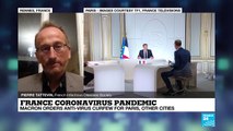 France Coronavirus pandemic: Macron orders anti-virus curfew.