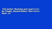 Full version  Business and Legal Forms for Theater, Second Edition  Best Sellers Rank : #3