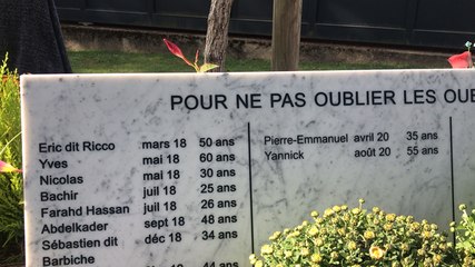 Inauguration de la stèle des morts de la rue de 2009 à 2017