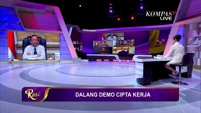 Mahfud MD Jawab Dalang Demo Omnibus Law - ROSI (Bag 4)