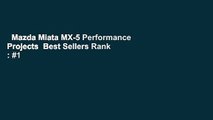 Mazda Miata MX-5 Performance Projects  Best Sellers Rank : #1