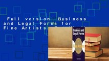 Full version  Business and Legal Forms for Fine Artists  For Kindle