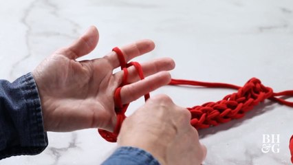 How to Finger Knit