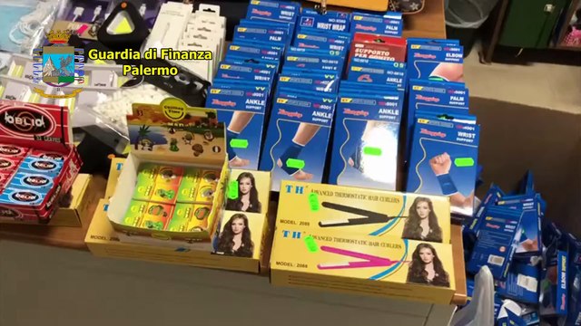 Capaci (PA) - Prodotti contraffatti e non a norma sequestro in un emporio (15.10.20)