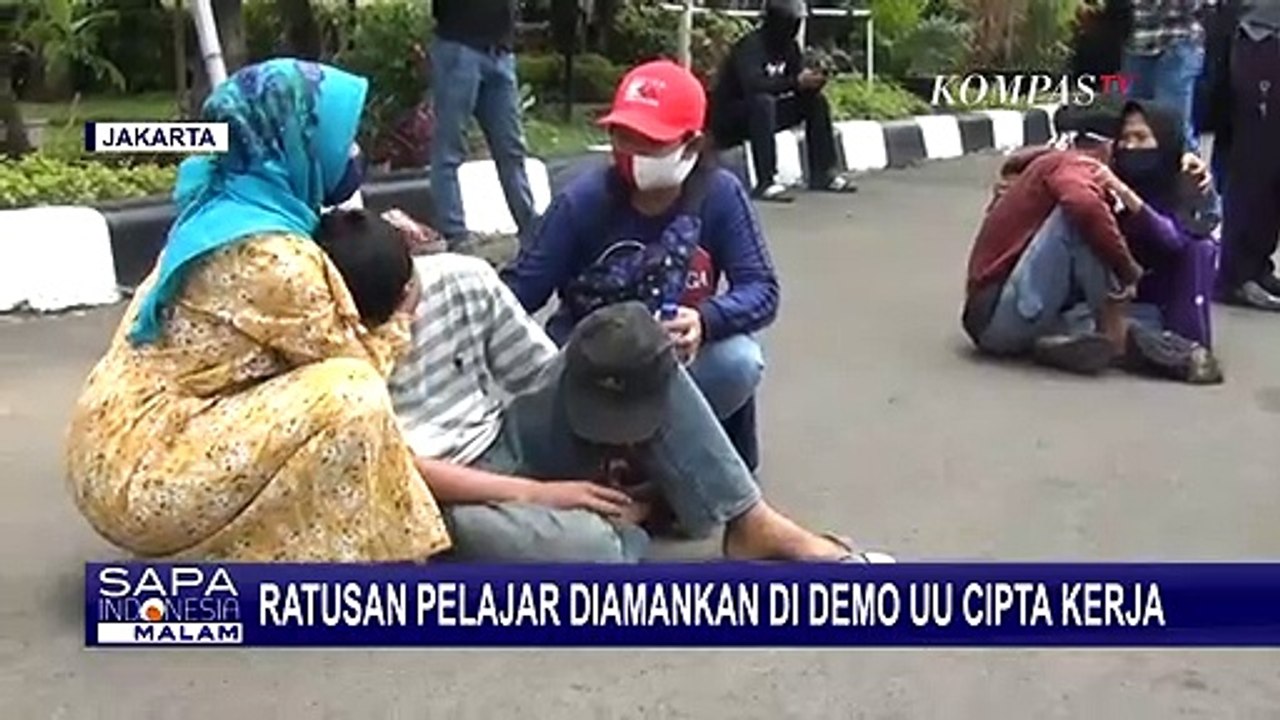 Ratusan Pelajar Diamankan Polisi Terkait Demo UU Cipta Kerja, Ini Kata KPAI dan Anies