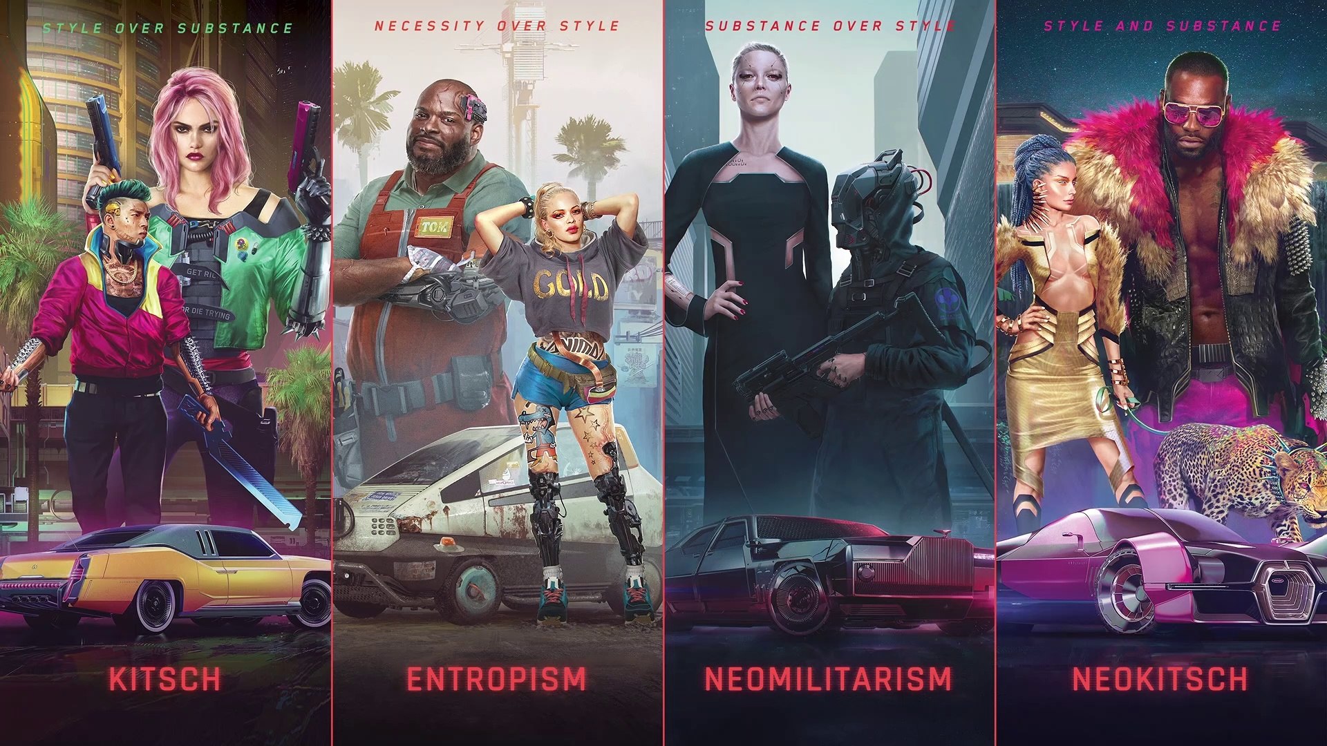 Cyberpunk 2077 - Les styles de 2077