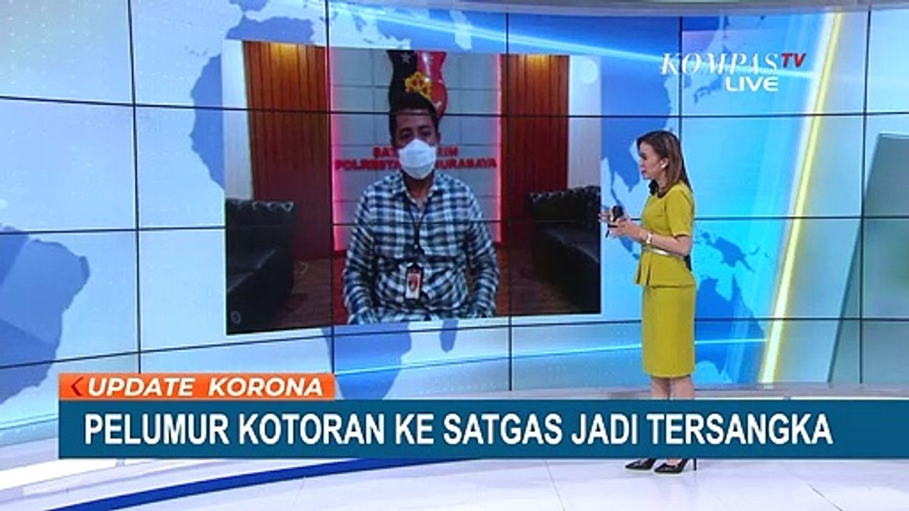 Pelumur Kotoran ke Satgas Corona di Surabaya Jadi Tersangka