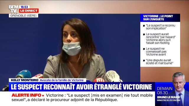 Affaire Victorine: selon son avocate, la famille, lorsqu'elle a appris les déclarations du mis en cause, n'y a pas cru une seule seconde