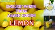 English words from Arabic origins | Arabic origin for Lemon | Shorts