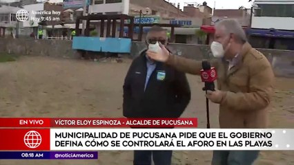 Alcalde de Pucusana propone reducir el aforo en playas a un 50 % | Primera Edición (HOY)