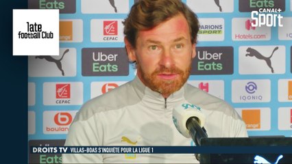 Droits TV : André Villas-Boas s'inquiète pour la Ligue 1 Uber Eats