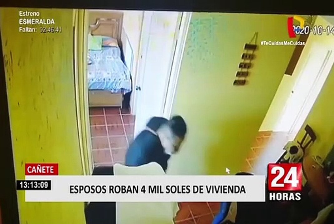 Cañete: pareja de esposos roban más de S/.4 mil en efectivo y equipos costosos de una casa