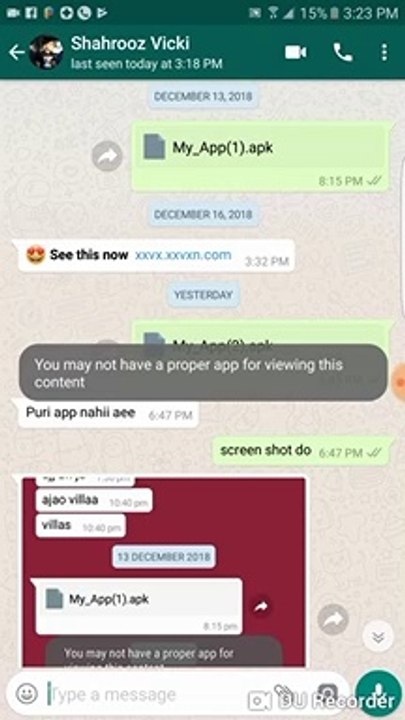 Whatsapp error fix you may not have proper app for viewing this content -MS Tuturials-