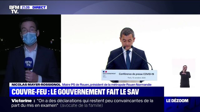 Le maire de Rouen réagit à l'instauration d'un couvre-feu dans sa commune