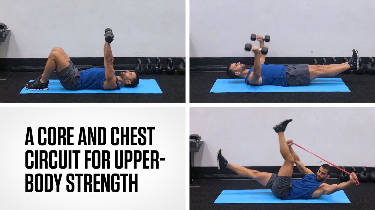 A Core and Chest Circuit for Upper-Body Strength