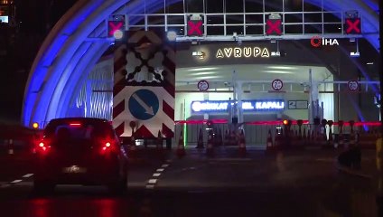 Avrasya Tüneli bakım onarım çalışmaları için hizmete kapatıldı