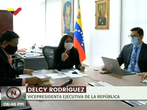 Vicepdta. Ejecutiva expuso contenido de la Ley Antibloqueo a intelectuales del mundo