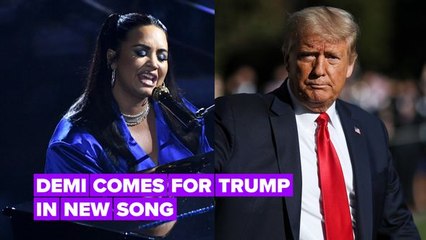 Demi Lovato doesn't care if anti-Trump song ruins her career