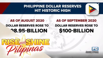 Dollar reserves ng PHL, humigit na sa $100-B